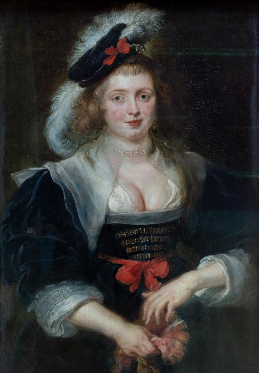 Porträtt av Helena Fourment av Peter Paul Rubens