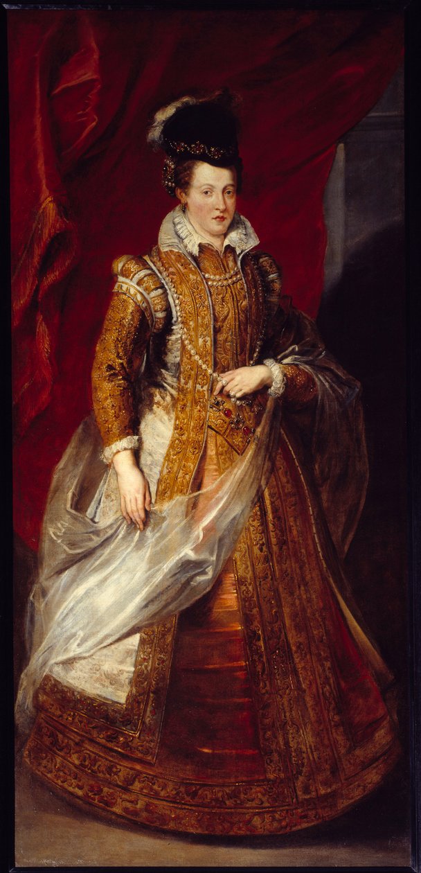 Porträtt av Jeanne av Österrike av Peter Paul Rubens