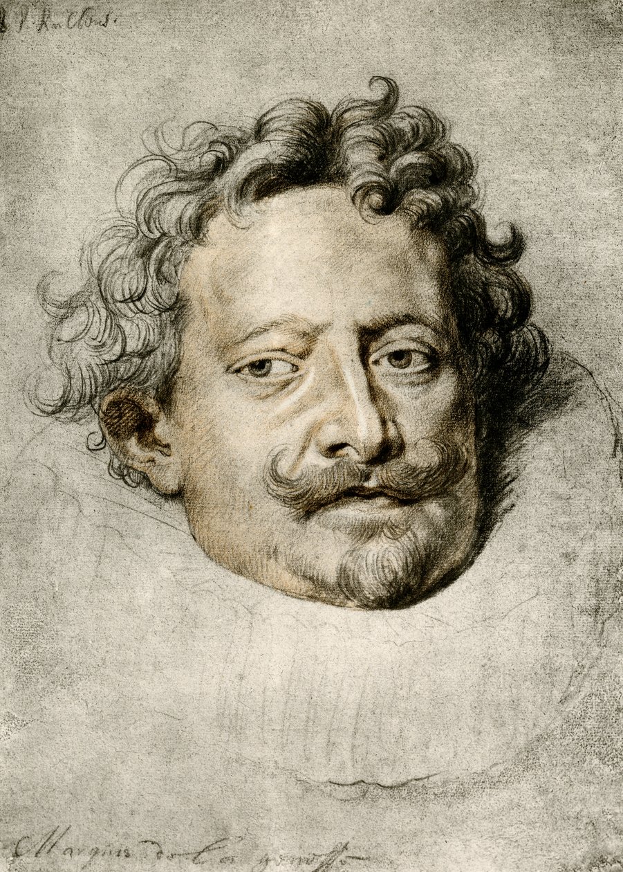 Porträtt av markisen de la Genesse av Peter Paul Rubens