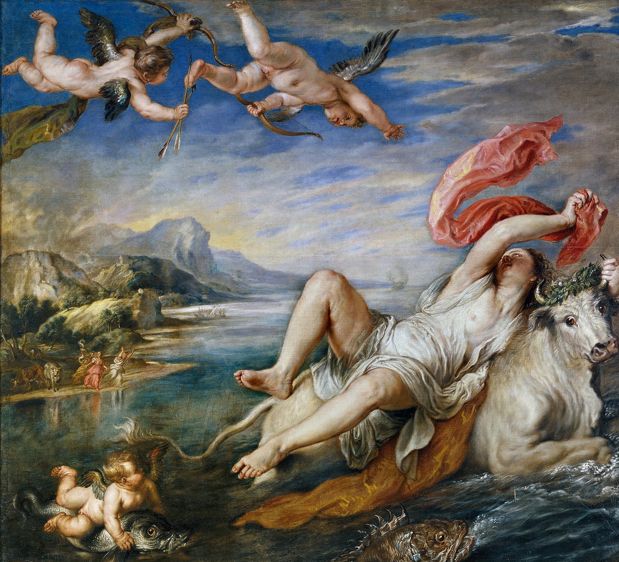 Europas våldtäkt av Peter Paul Rubens