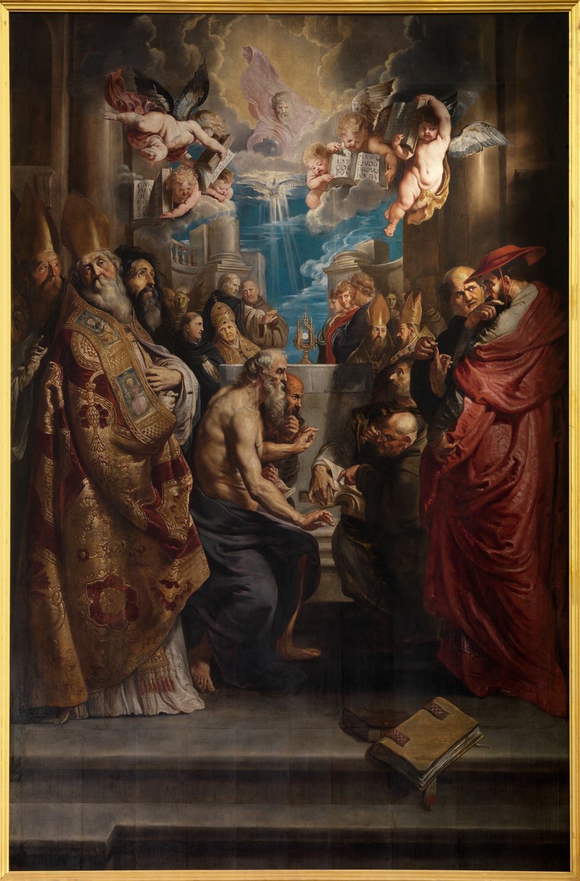Verklig närvaro i det heliga sakramentet av Peter Paul Rubens