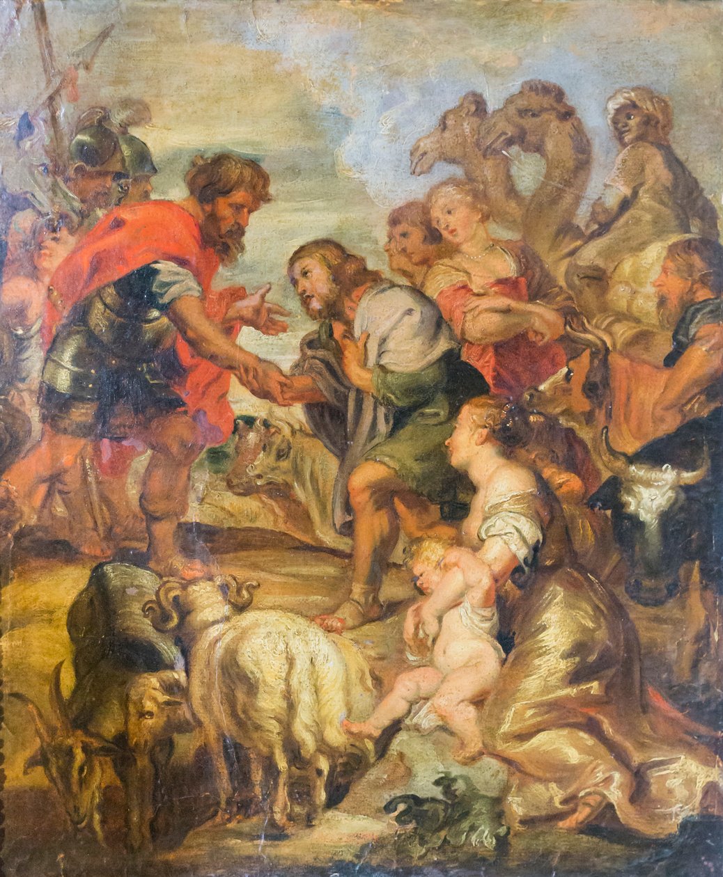 Försoning mellan Esau och Jakob av Peter Paul Rubens
