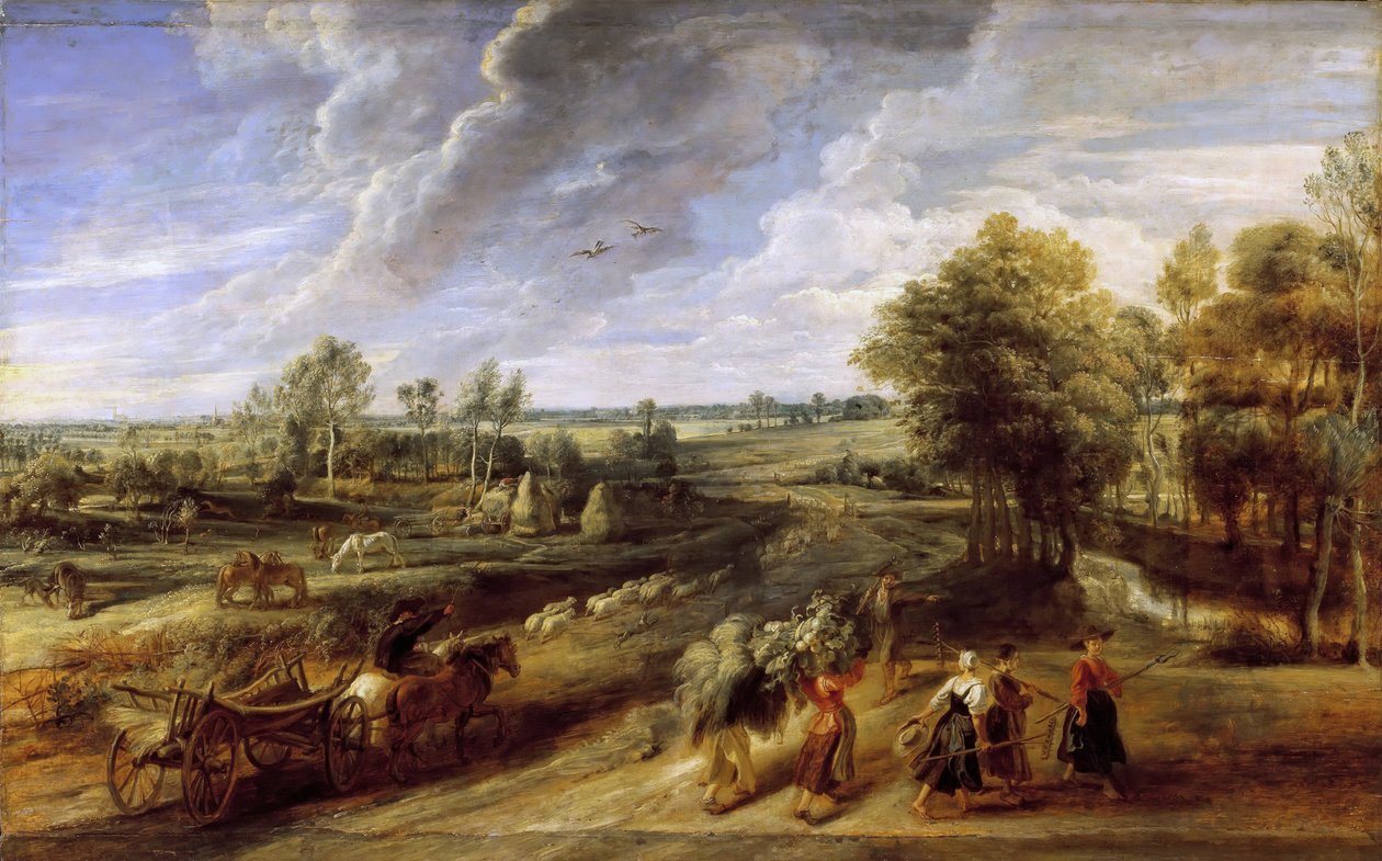 Återkomst från skörden, ca 1637. av Peter Paul Rubens