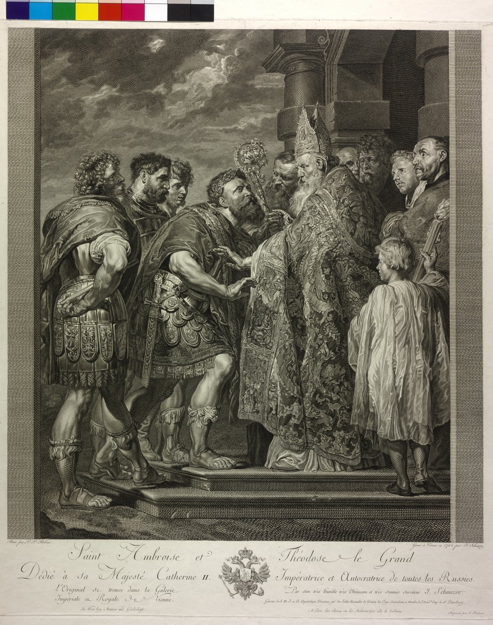 Sankt Ambrosius av Milano av Peter Paul Rubens