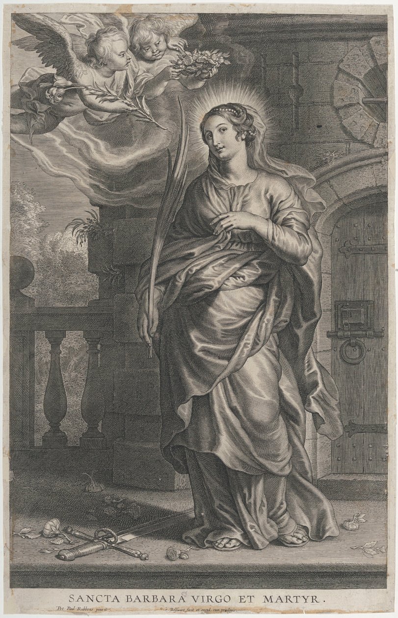 Sankta Barbara av Peter Paul Rubens
