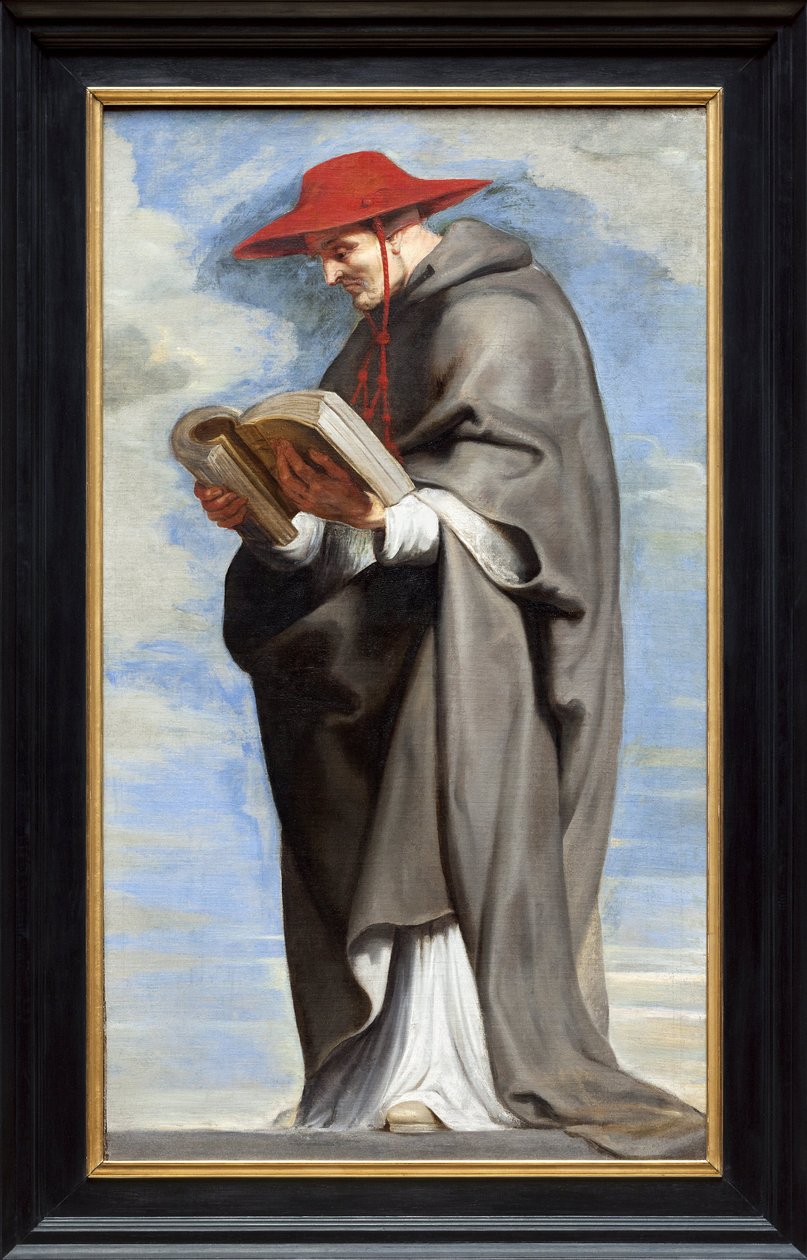 Saint Bonaventure (olja på duk) av Peter Paul Rubens