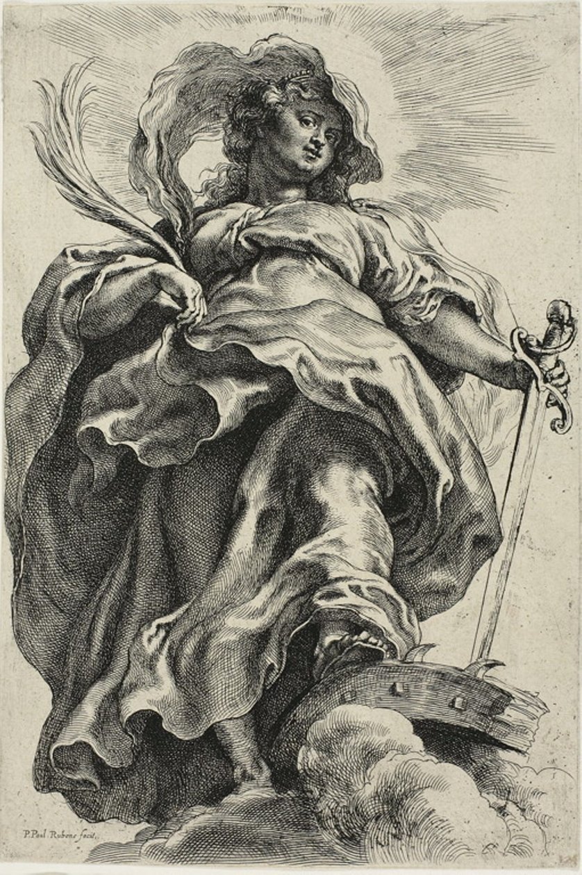 Den heliga Katarina av Alexandria av Peter Paul Rubens