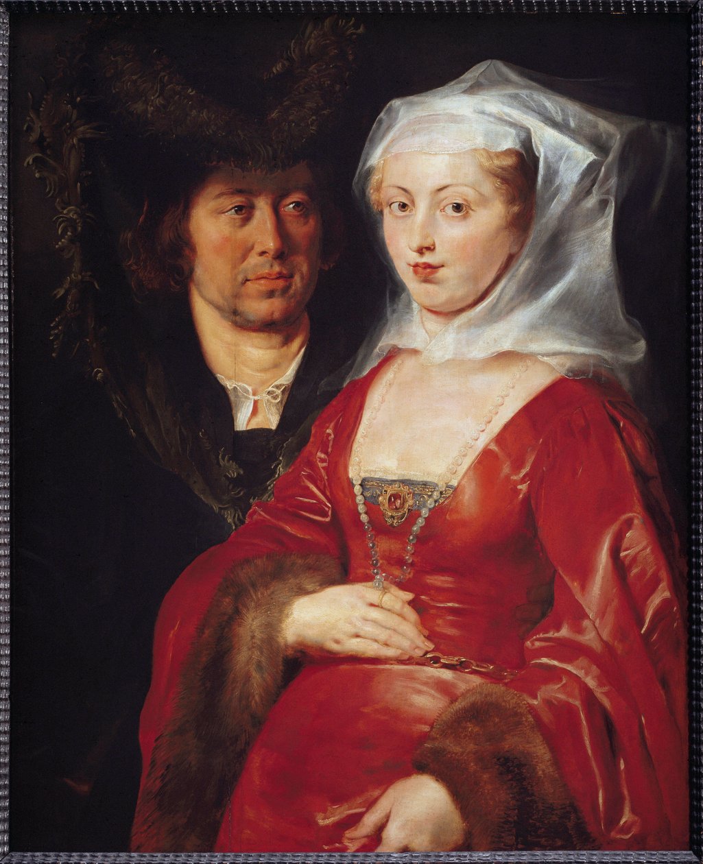 Saint Pepin de Landen och hans dotter Saint Begge (Målning av Peter Paul Rubens