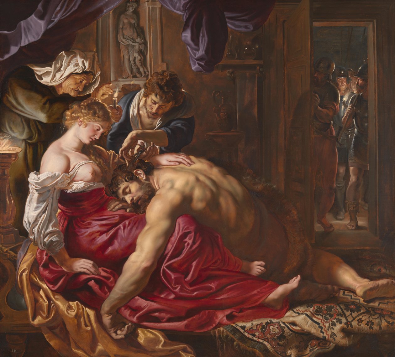 Samson och Delila av Peter Paul Rubens