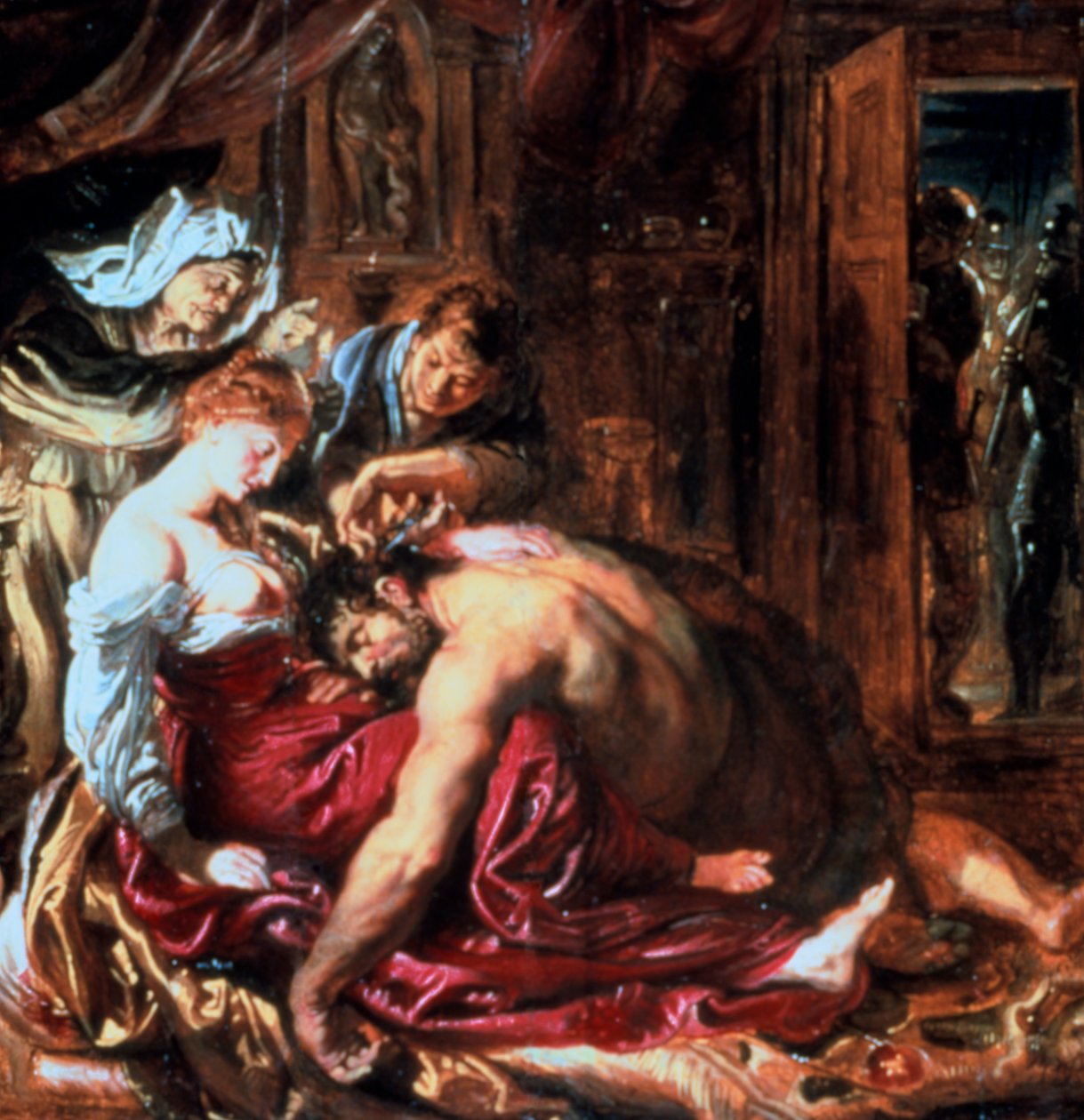 Simson och Delila, c1609-1610 av Peter Paul Rubens