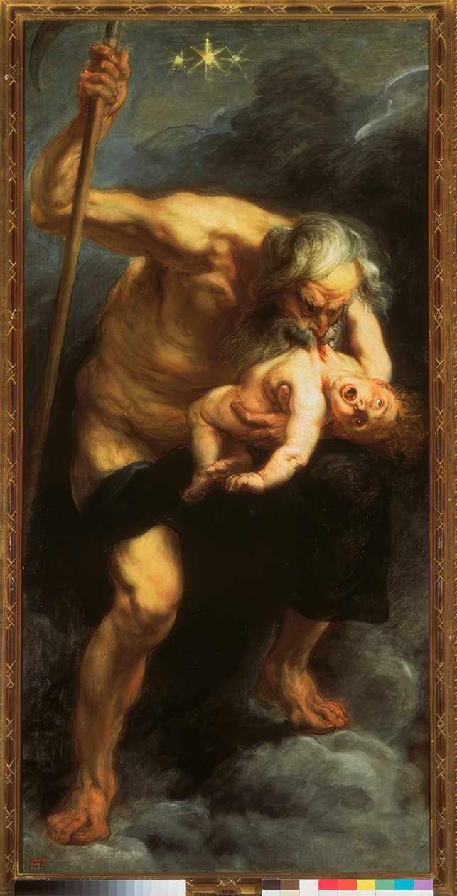 Saturnus slukar en son av Peter Paul Rubens