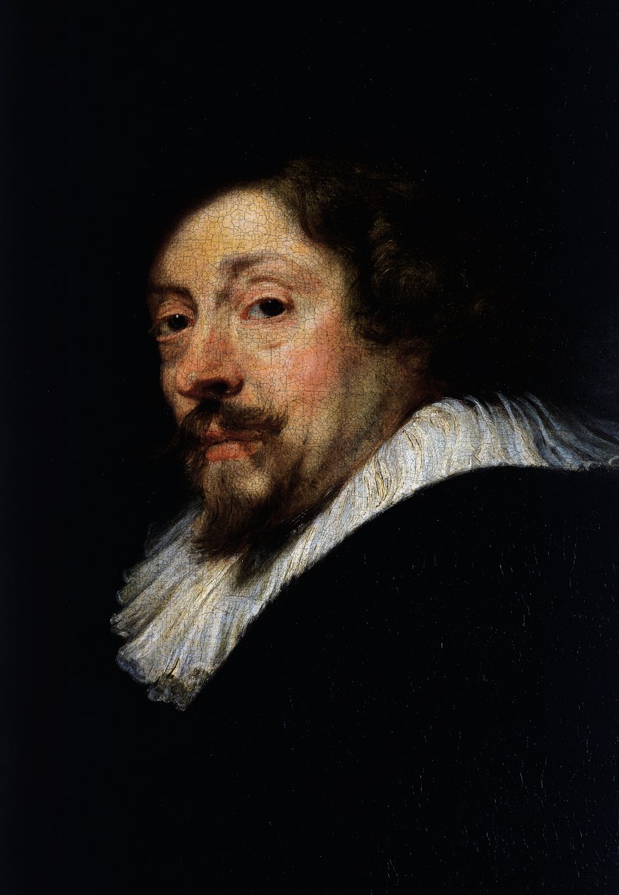 Självporträtt, detalj, ca 1638 (olja på duk) av Peter Paul Rubens