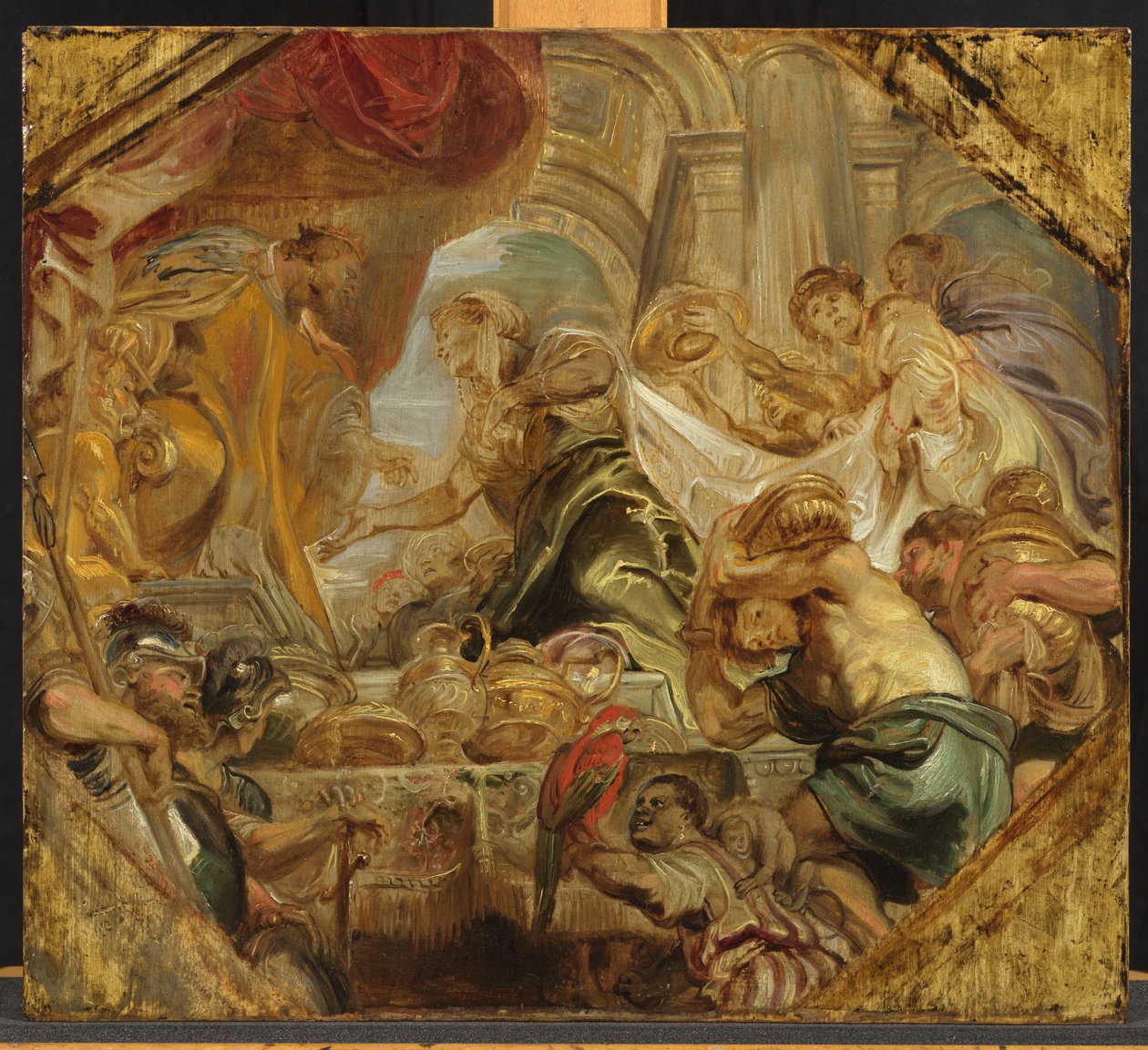 Salomo tar emot drottningen av Saba av Peter Paul Rubens