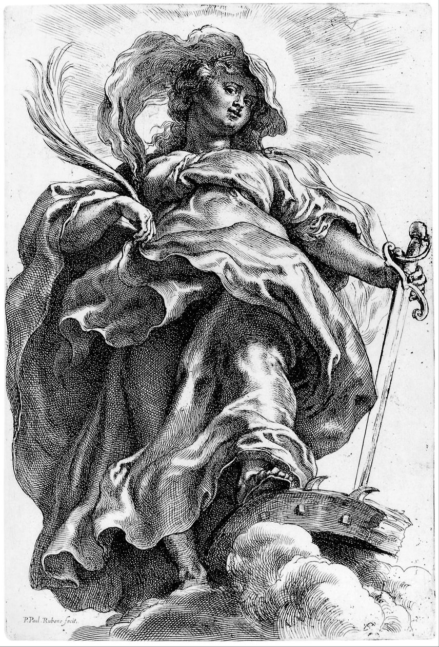 Sankta Katarina av Alexandria av Peter Paul Rubens