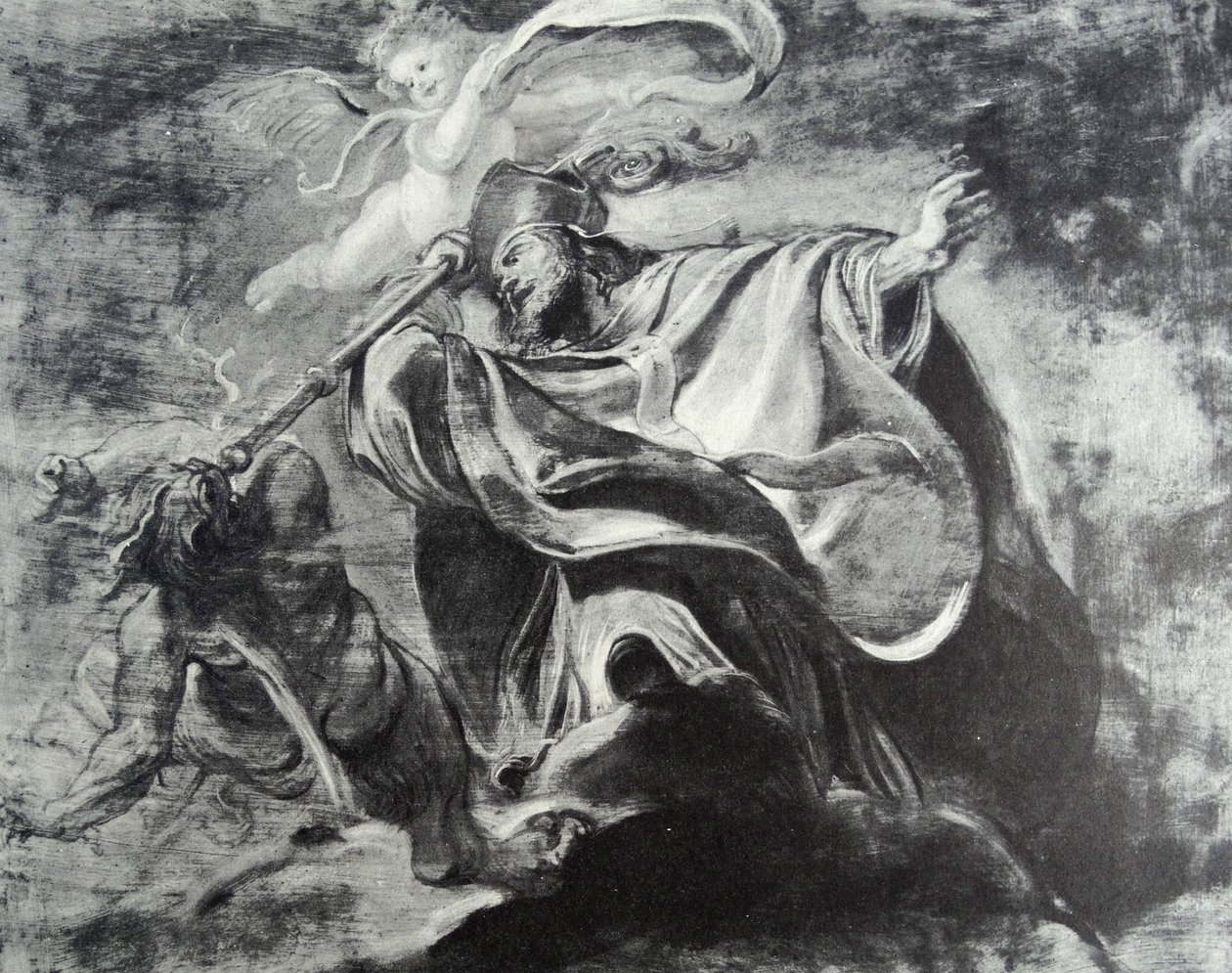 St Gregorius av Nazianzus av Peter Paul Rubens
