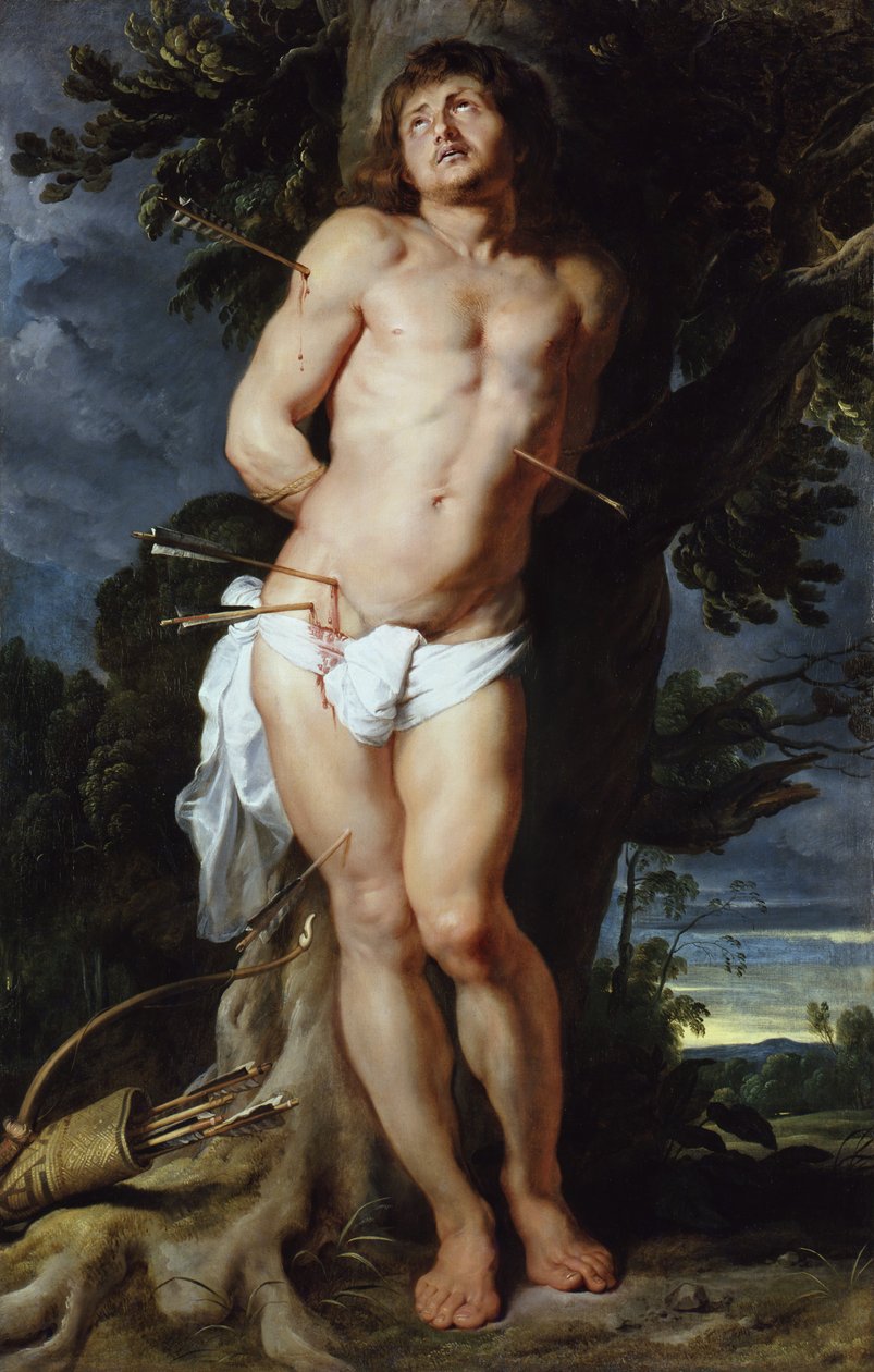 St Sebastian av Peter Paul Rubens