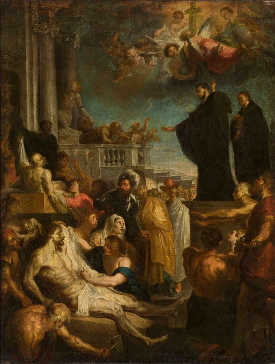 Sankt Franciskus Xavier botar sjuka av Peter Paul Rubens