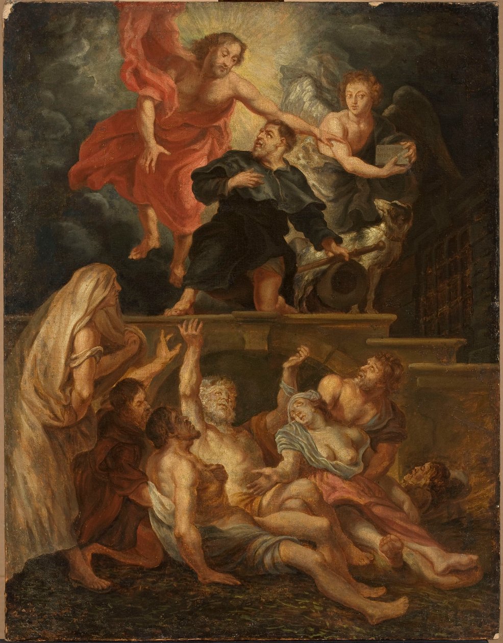 Sankt Rochus, skyddshelgon för dem som drabbats av sjukdom av Peter Paul Rubens