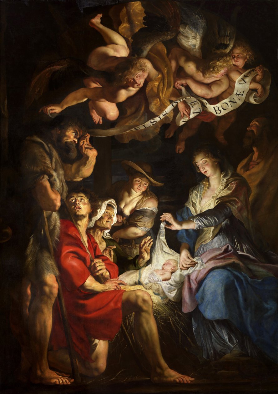 The Adoration of the Shepherds, ca 1608. av Peter Paul Rubens