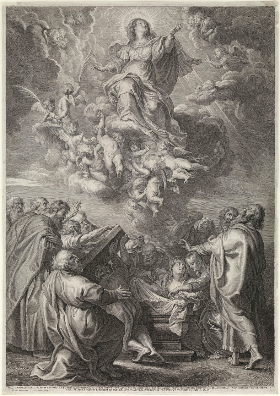 Jungfru Marie himmelsfärd av Peter Paul Rubens