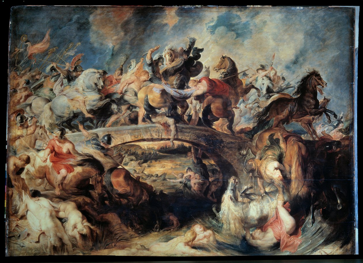 Slaget om amasonerna Målning av Peter Paul Rubens av Peter Paul Rubens