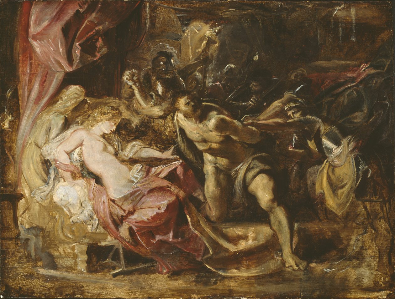 Tillfångatagandet av Simson av Peter Paul Rubens
