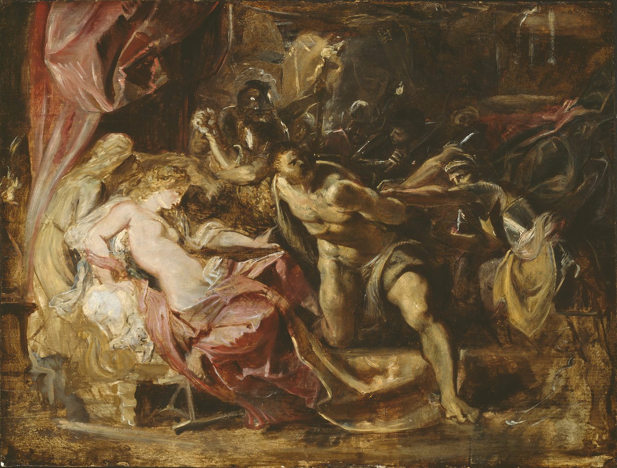 Fångandet av Simson, 160910. av Peter Paul Rubens