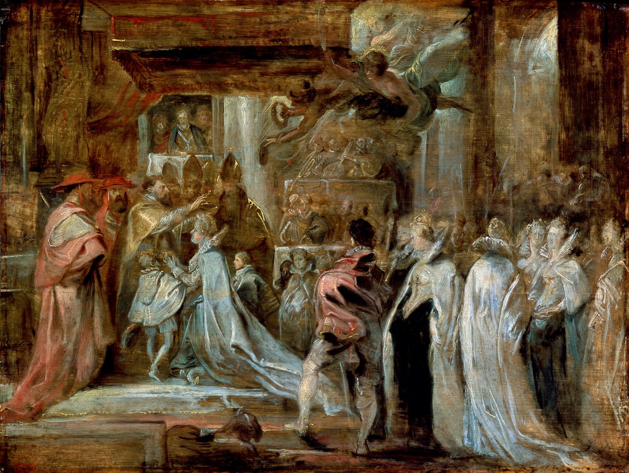 Marie de Medicis kröning, 1622. av Peter Paul Rubens