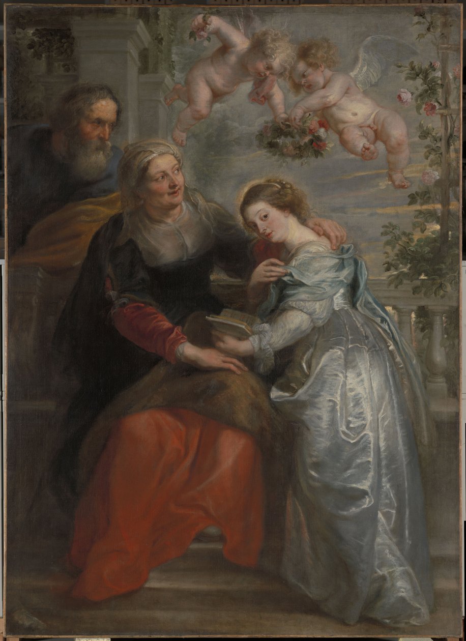 Marias uppfostran av Peter Paul Rubens