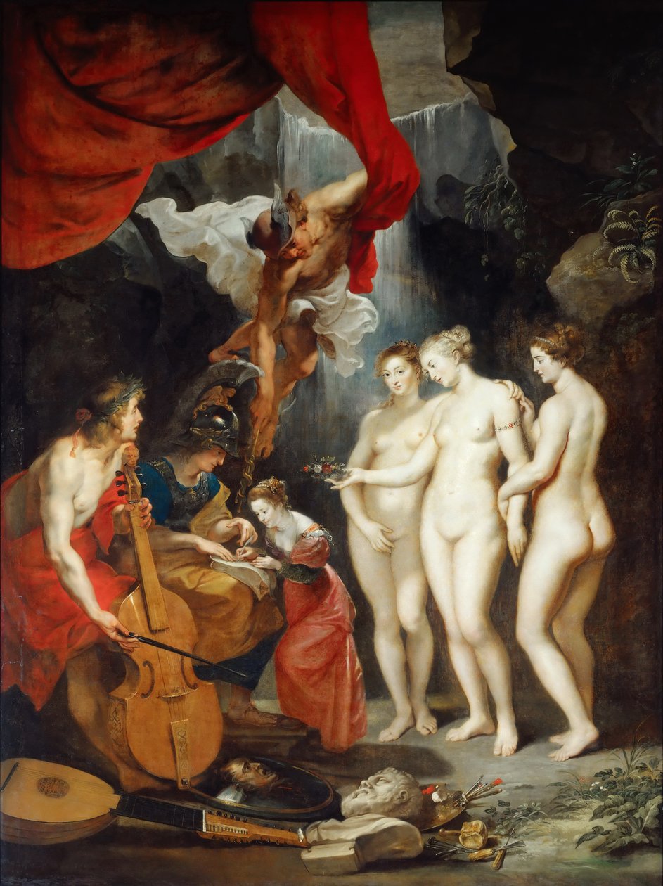 Prinsessans utbildning. Marie de Medici-cykeln av Peter Paul Rubens