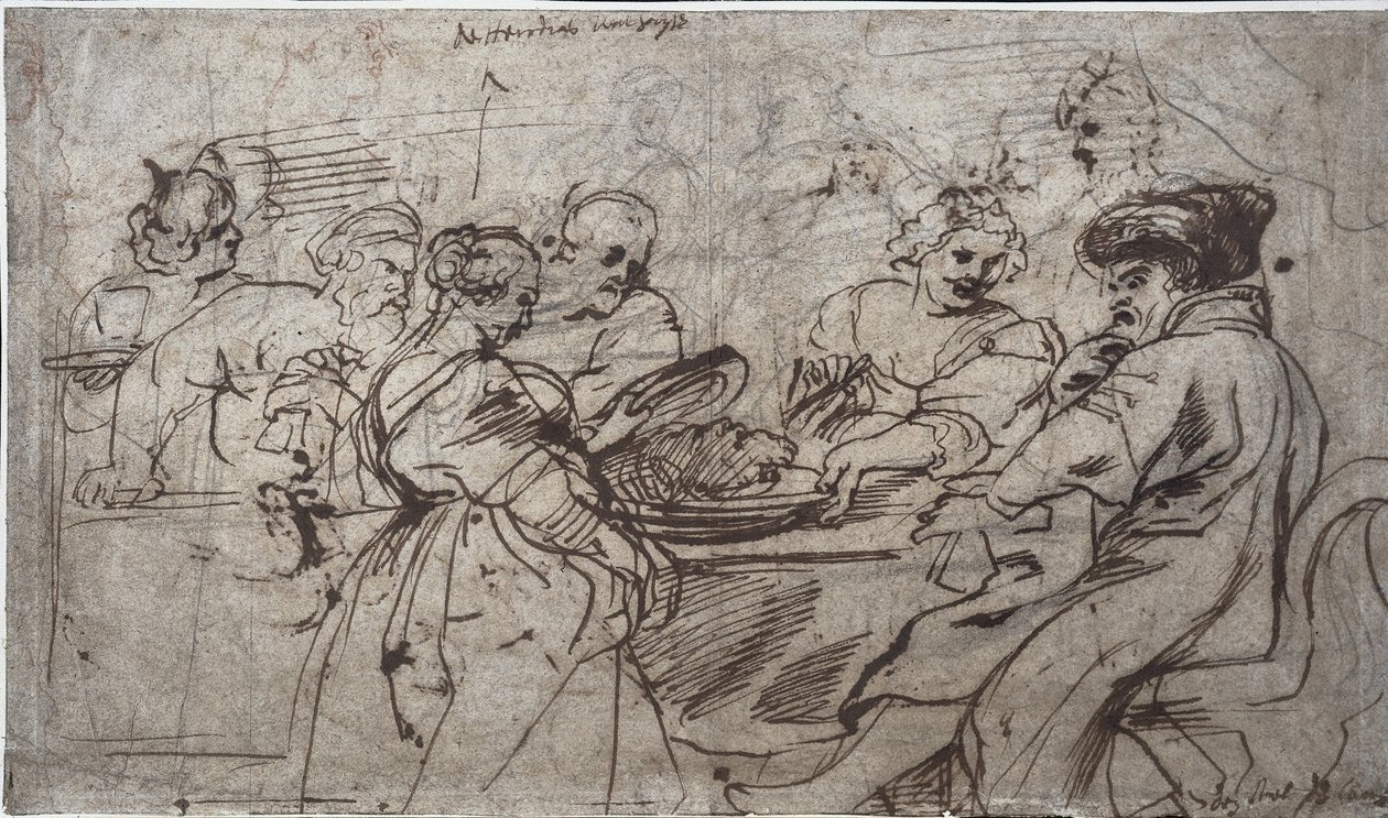 Herodes högtid (recto) av Peter Paul Rubens