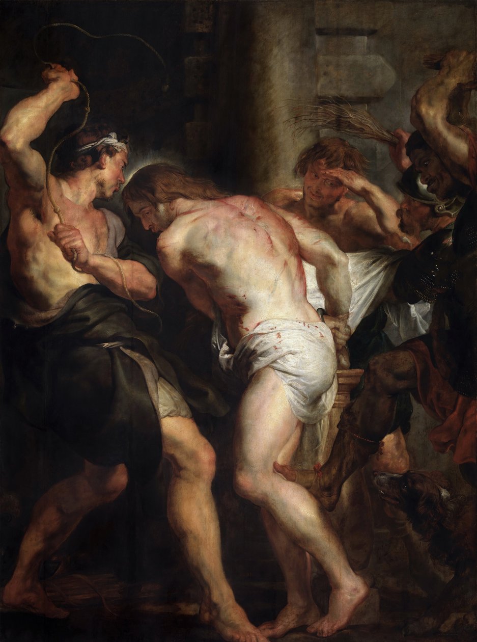 The flagellation of Christ, 1617. av Peter Paul Rubens