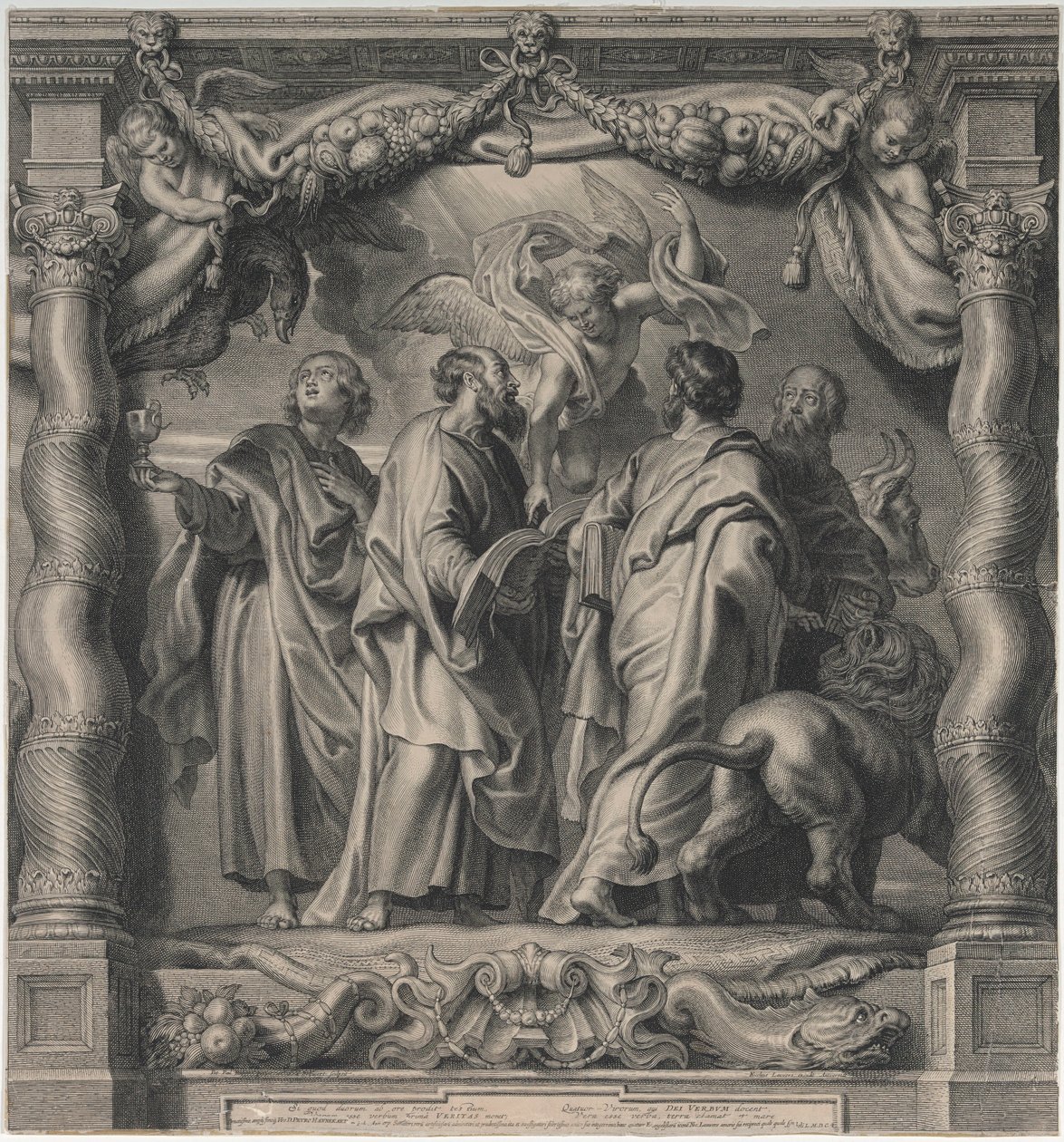 De fyra evangelisterna av Peter Paul Rubens