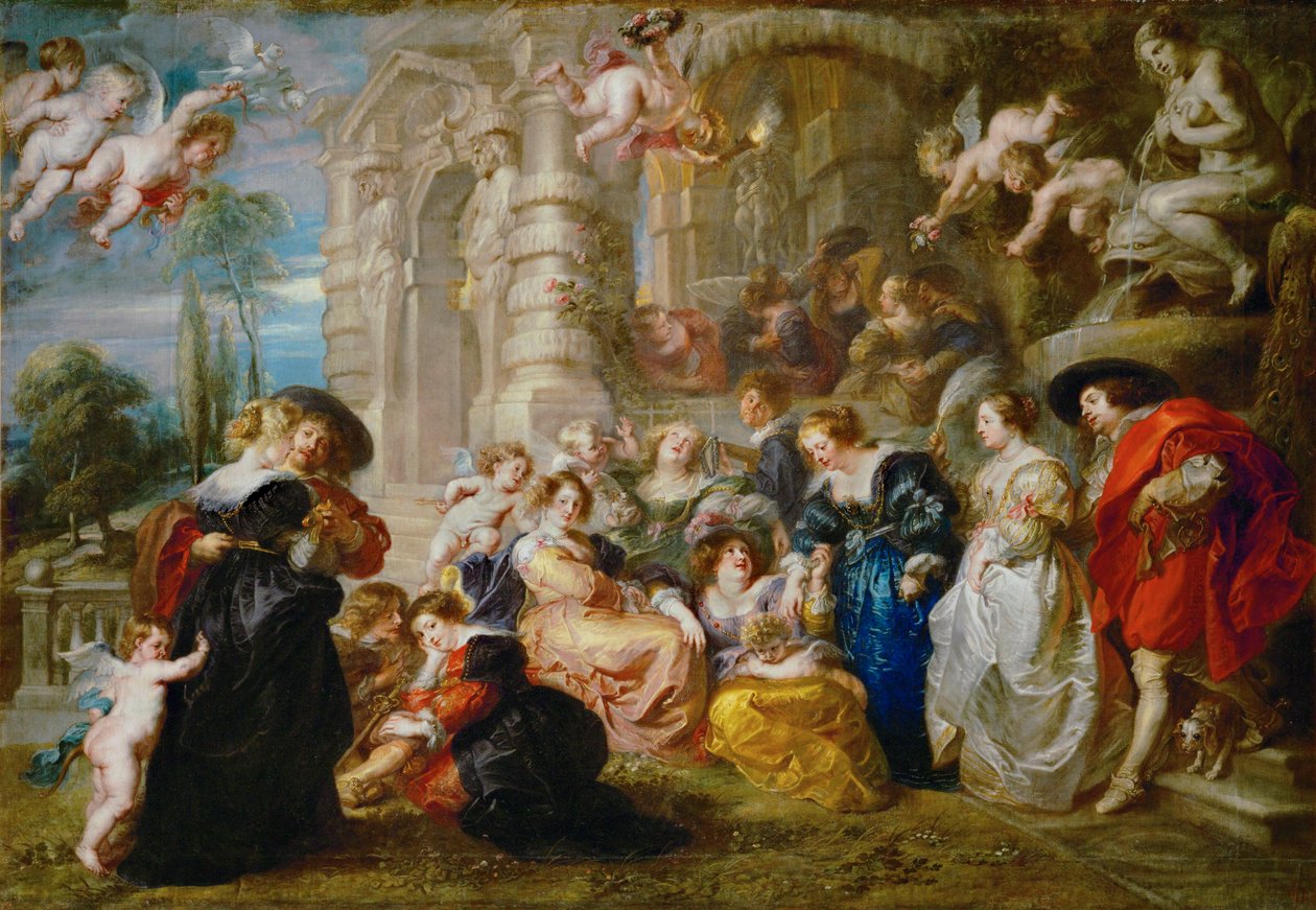 Kärlekens trädgård av Peter Paul Rubens