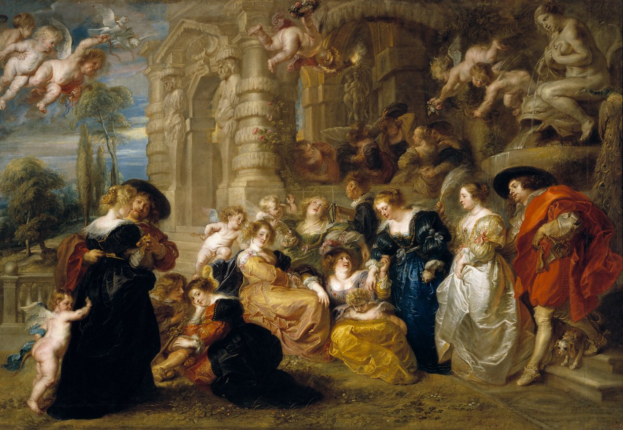 Kärlekens trädgård av Peter Paul Rubens