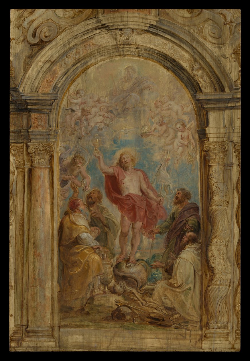Die Verherrlichung der Eucharistie av Peter Paul Rubens