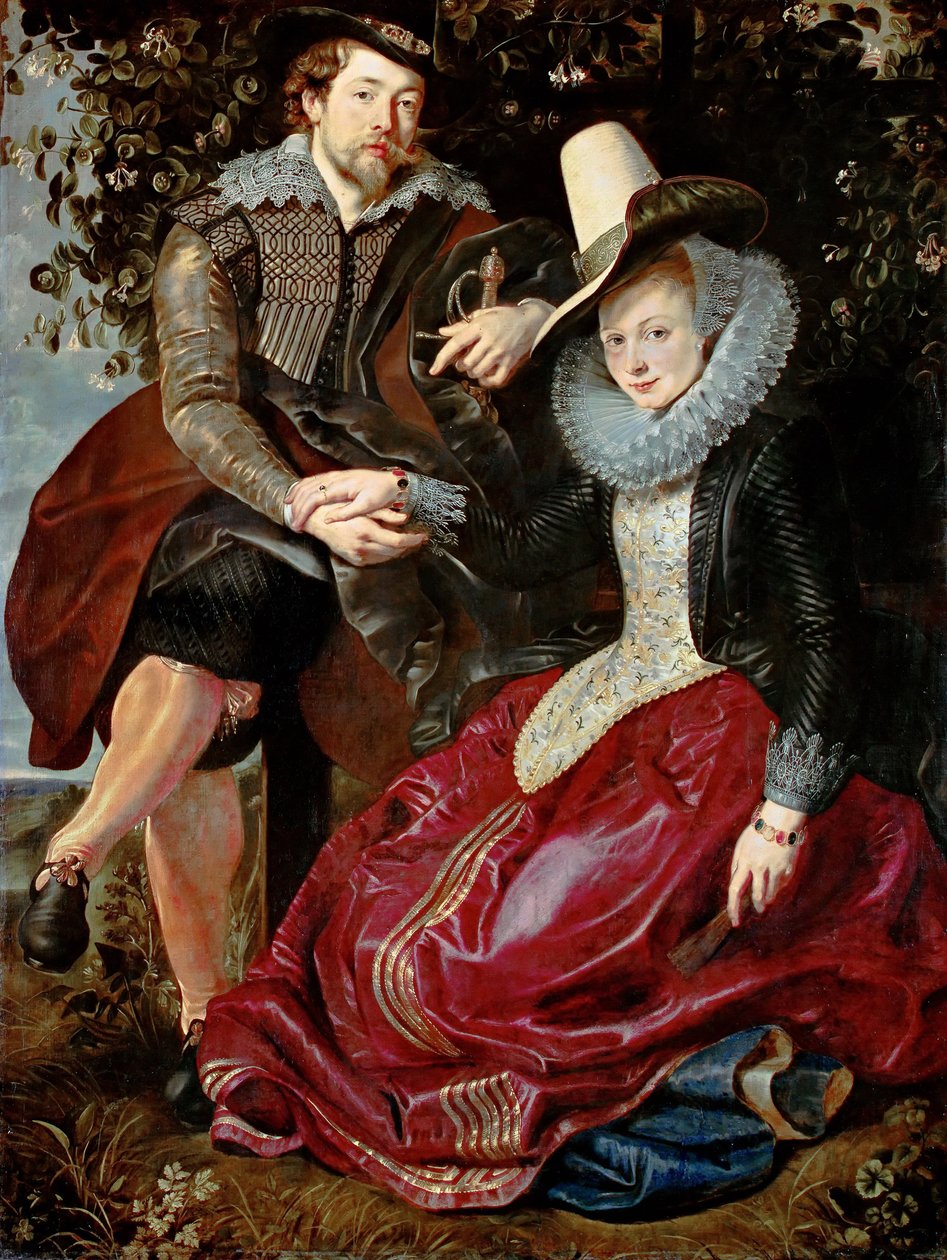 The Honeysuckle Bower, ca 1609. av Peter Paul Rubens