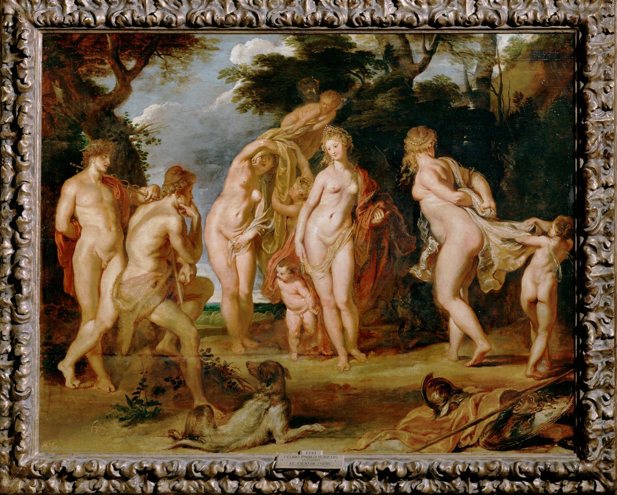 Paris dom (målning på trä) av Peter Paul Rubens