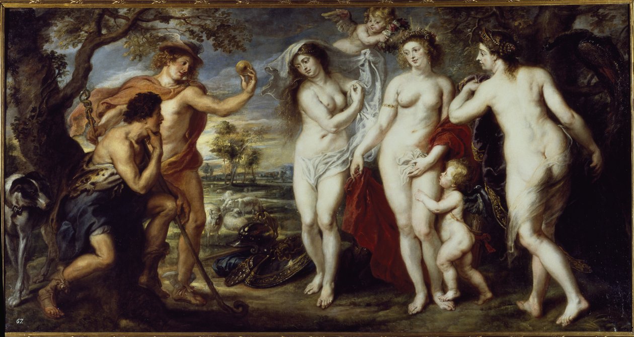 The Judgment of Paris (olja på duk av Peter Paul Rubens