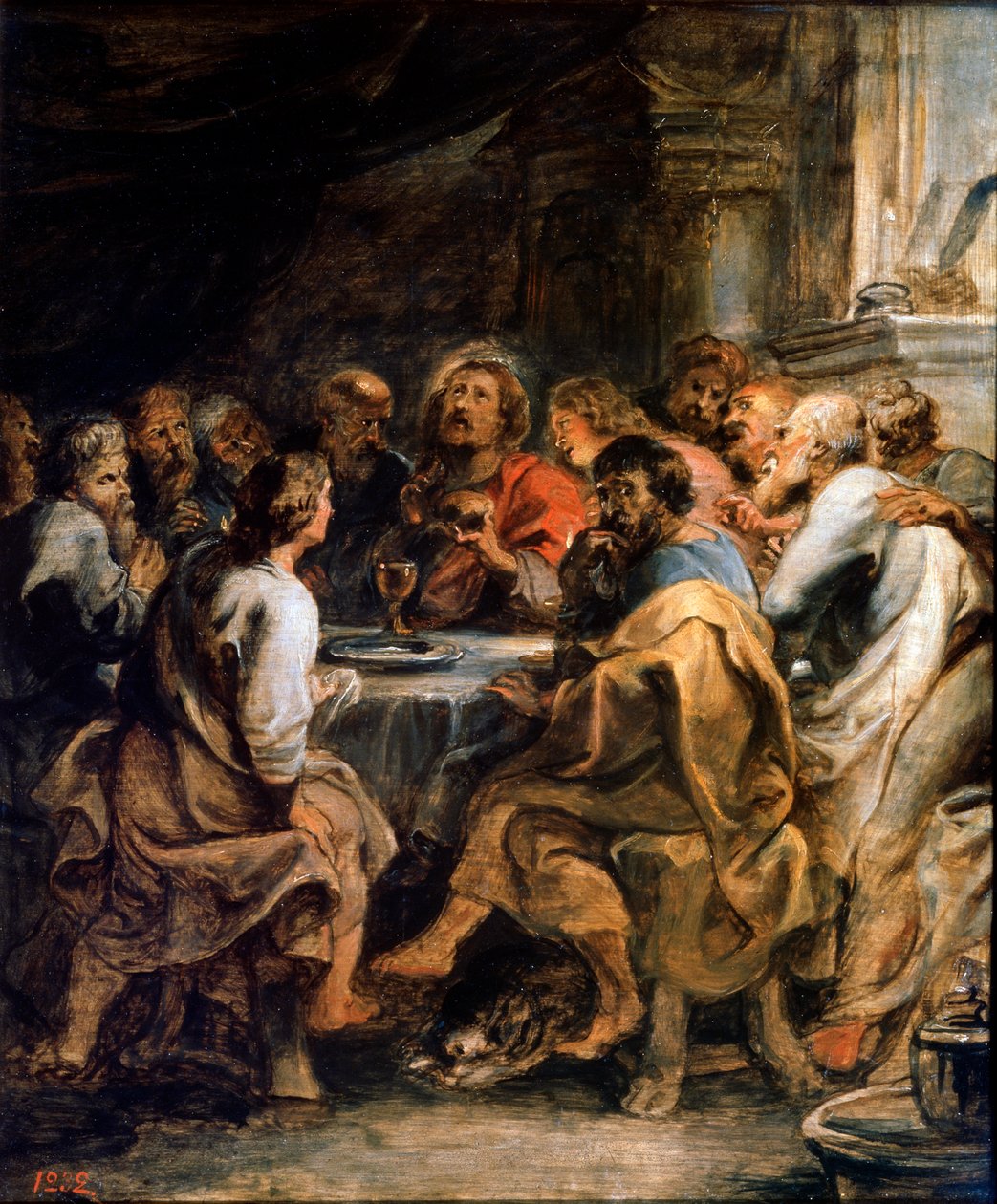 Den sista måltiden, c1630-1631. av Peter Paul Rubens