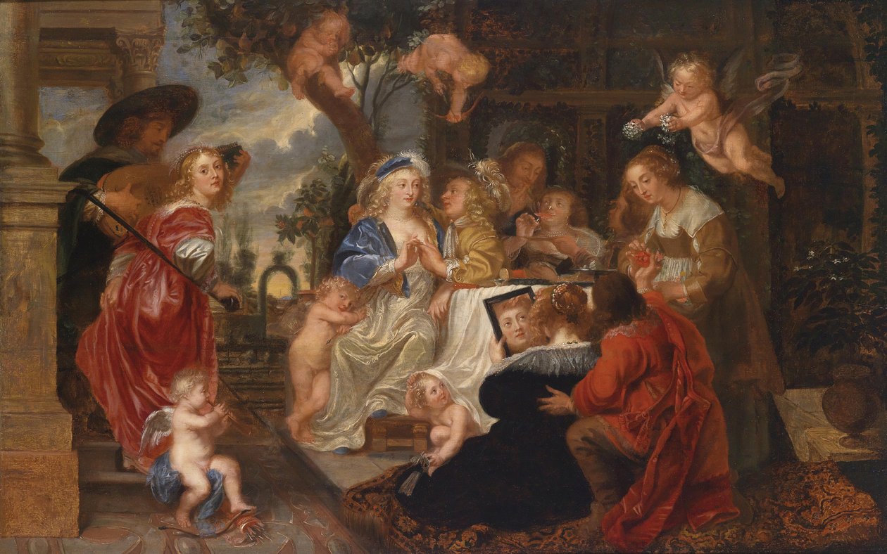 Kärleksträdgården av Peter Paul, Rubens