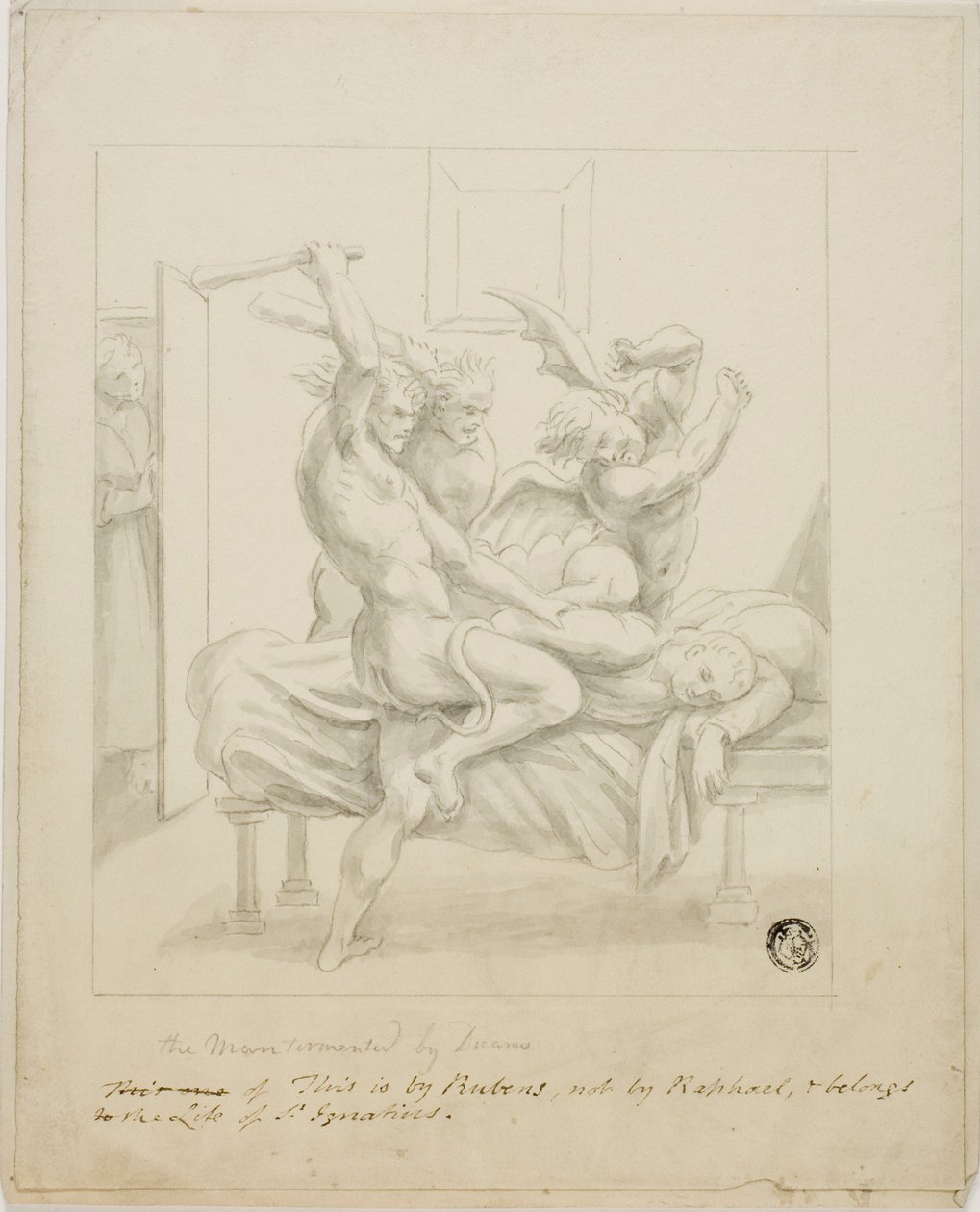 Mannen som plågas av drömmar av Peter Paul Rubens