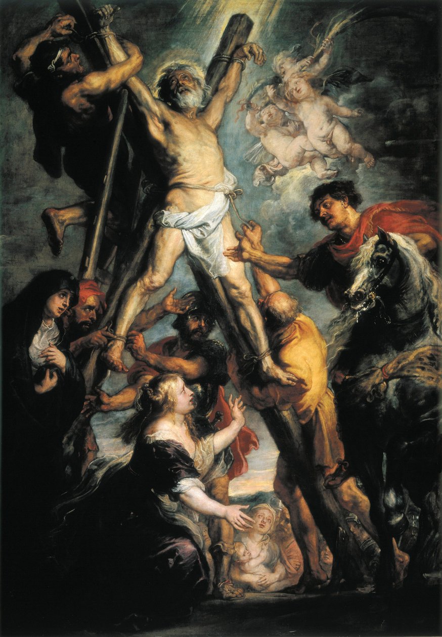 "Martyrskapet av St Andrew" av Peter Paul Rubens
