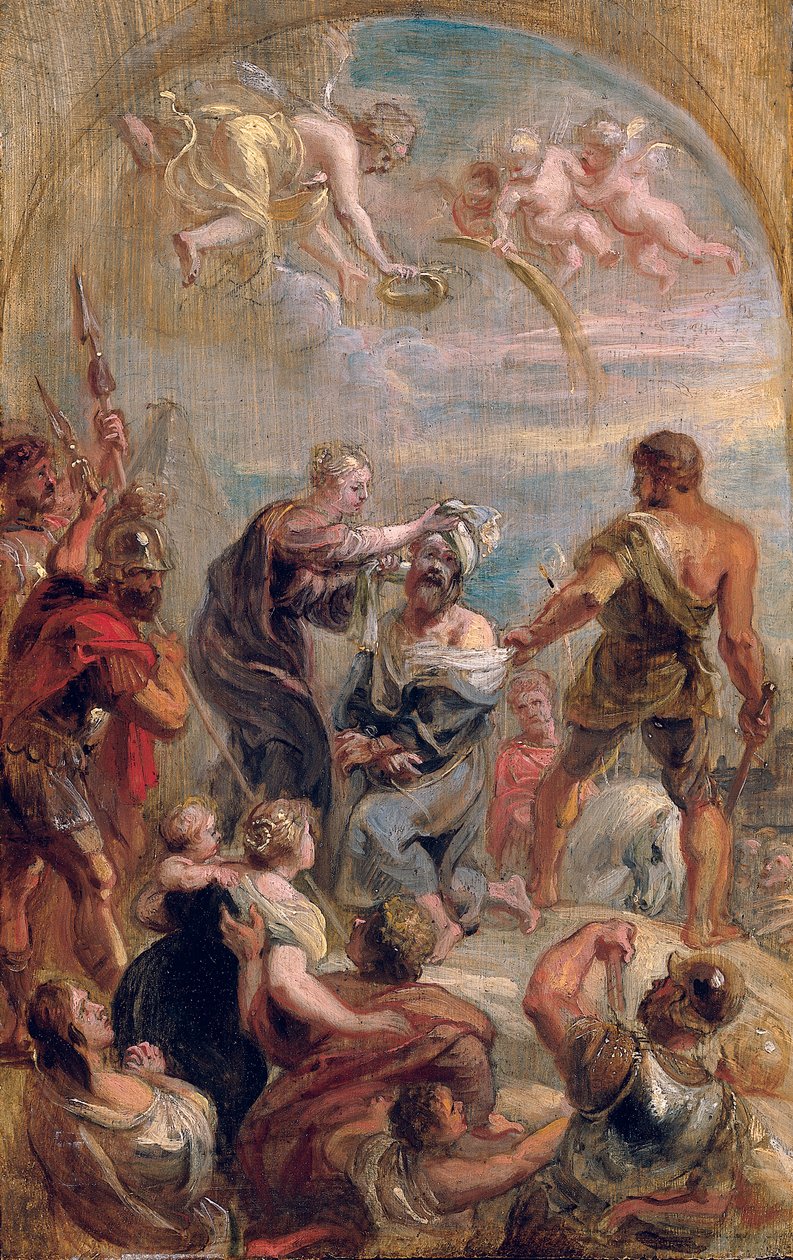 St Pauls martyrskap av Peter Paul Rubens