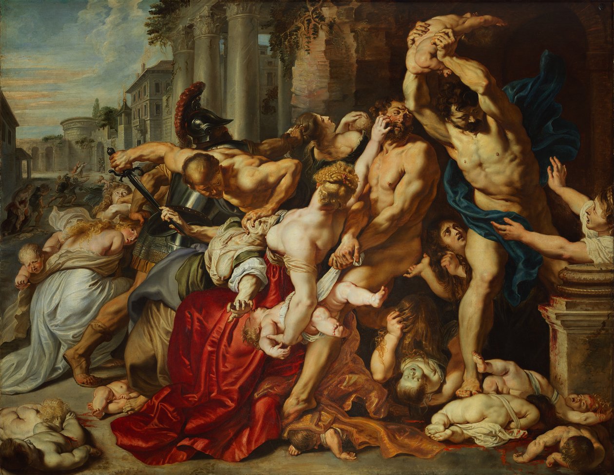 Massakern på de oskyldiga av Peter Paul Rubens