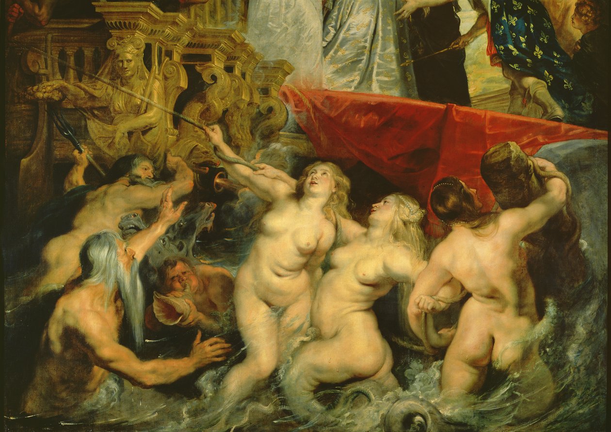 Medici-cykeln: Marie de Medicis landstigning i Marseille av Peter Paul Rubens