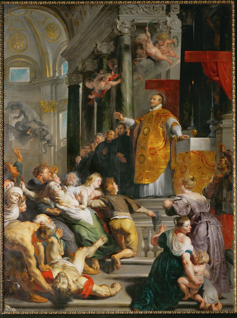 Miraklet med den helige Ignatius Loyola av Peter Paul Rubens