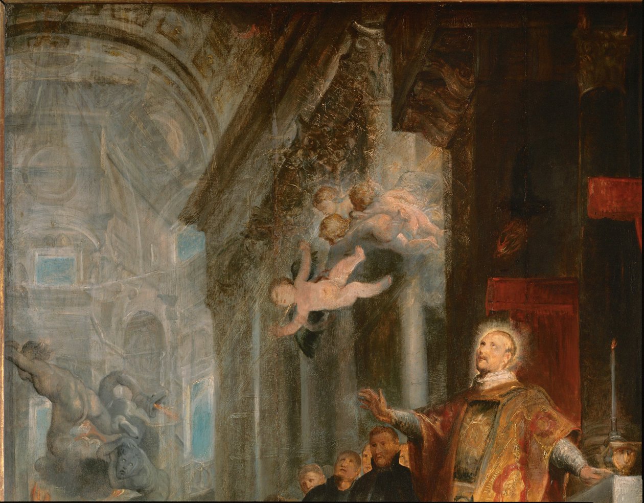 Miraklet med den helige Ignatius Loyola av Peter Paul Rubens