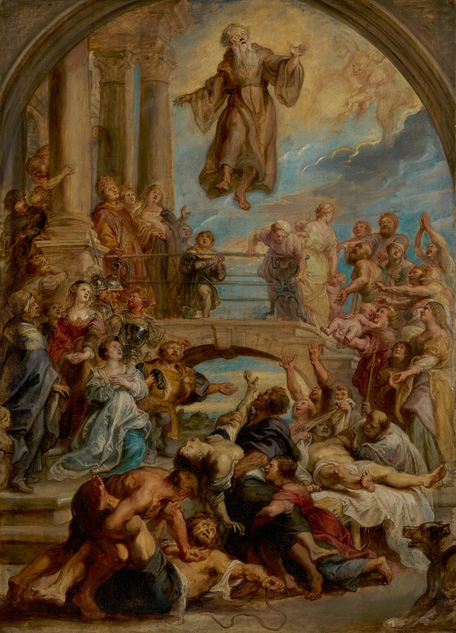 Den helige Franciskus av Paolas mirakel av Peter Paul Rubens