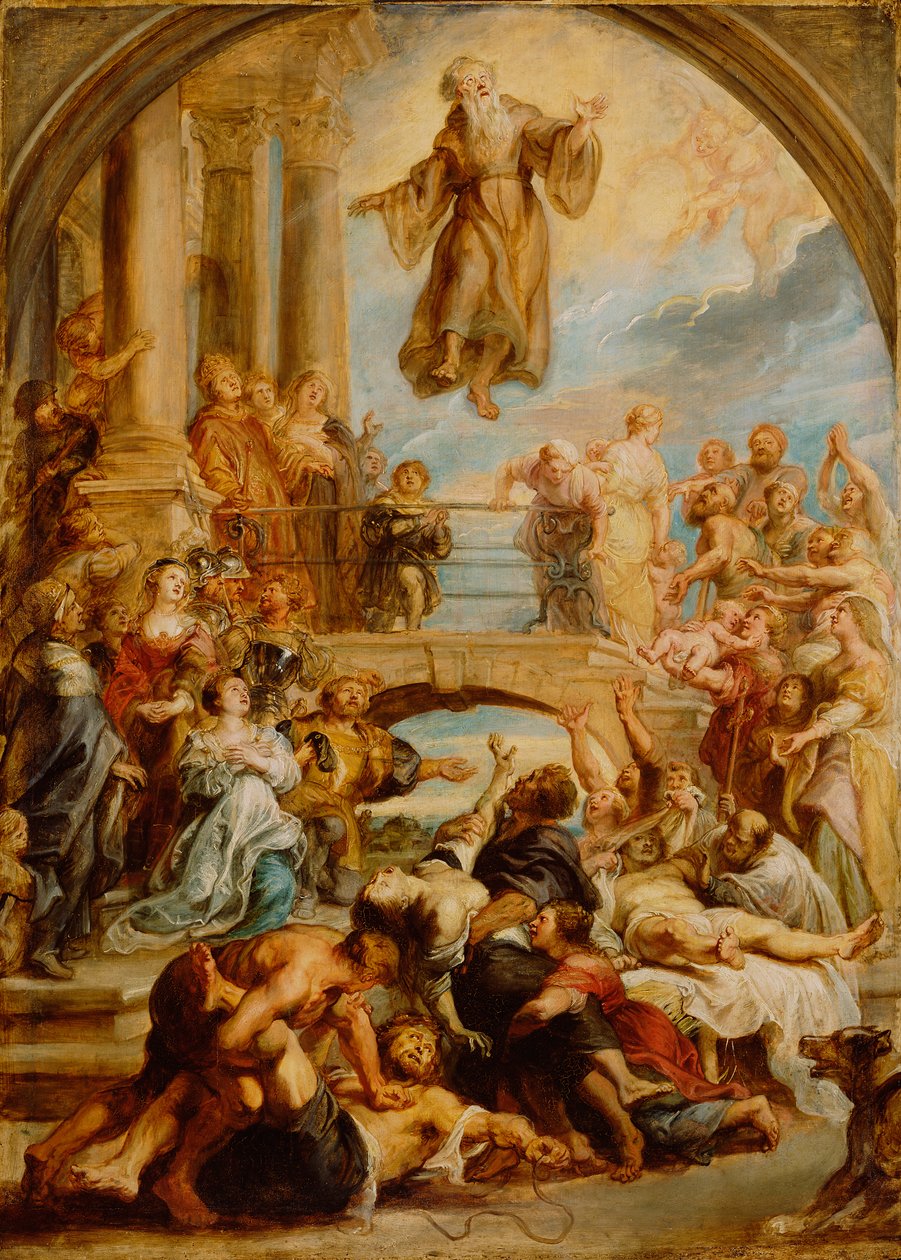 Den helige Franciskus av Paolas mirakel, c.1627-8 av Peter Paul Rubens